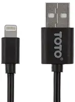 Кабель TOTO TKG-16 High speed USB cable Lightning 0,9m Black