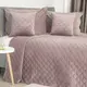Покрывало полуторное ТЕП Velour Ромб круглый 4-00515_33953 150х210 см темно-розовое