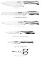 Набор ножей Vinzer Supreme 89120