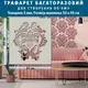 Трафарет толстый 5 мм декоративный многоразовый с вензелями полипропилен (600х550)