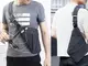 Мужская сумка Cross Body / Сумка Мессенджер Fino(черный) PR4