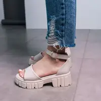 Женские босоножки Fashion Callie 3607 41 размер 25,5 см Бежевый