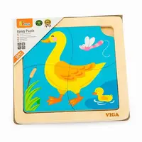 Дерев"яний міні-пазл Viga Toys Качечки, 4 ел 51314