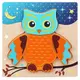 Деревянная игрушка Пазлы Bambi Животные MD 2925, 15х15 см Сова-2