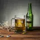 Кружка для пива "Старий хрін" с ручкой в крафтовой коробке