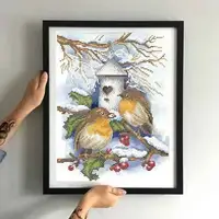 Заготовка для вышивки ТМ Золотая Подкова Лесные птички ЗПНМ-006