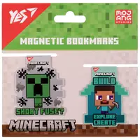 Закладка для книги магнитная YES Minecraft friends 708102 2 шт