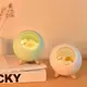LED Ночник Спящий кот в домике (зеленый)
