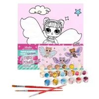 Картина за номерами з фарбами металік "L.O.L. Surprise! O.M.G. Fairies Skystarling" 40х40 см