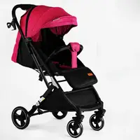 Коляска прогулочная детская "JOY" Comfort (рама сталь с алюминием, футкавер). Pink 118432