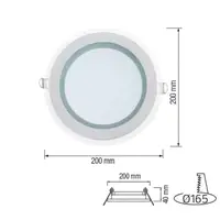 Світлодіодний світильник Horoz CLARA-15 15W 4200К