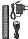 Хаб концентратор Digital USB 2.0 на 10 портов с блоком питания Black 5005