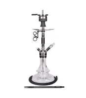Кальян AMY Deluxe 26.02 Carbonica Solid высота 60 см прозрачный