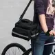 Велосипедная сумка на багажник с дождевиком  Korbi  30L черная