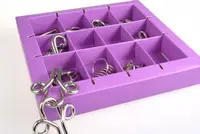 Набір головоломок Metal Puzzles violet Eureka 3D Puzzle 473359, 10 головоломок