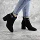 Ботильоны женские Fashion Macy 2321 40 размер 25,5 см Черный