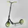 Самокат двухколесный Best Scooter "WOLF" с PU колесами, аммортизатором Black/Light green (87741)