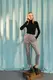 Женские кроссовки кожаные весна/осень черные Emirro 212 Black Edition 40