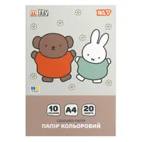 Папір кольоровий односторонній А4 YES Miffy 955498 20 аркушів