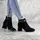 Ботильоны женские Fashion Macy 2321 40 размер 25,5 см Черный
