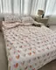 Постельное белье семейное Dushka Home Сатин 20451 160х215х2 см