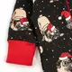 Комбинезон для новорожденных на молнии Christmas pugs футер