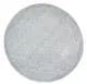 Коврик в ванную круглый 120 см Berceste Серый Arya AR-1380026-grey
