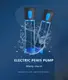 Автоматическая вакуумная помпа Penis Pump усилитель эрекции, тренажёр. На батарейках (нет в комплекте). Черно-синий, 3 режима всасывания
