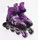 Роликовые коньки 566-L Best Roller колеса PVC светящиеся. Violet (размер 39-43) (173841)