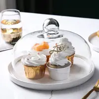 Тортовница с крышкой Crystal 1 7942 10.5х24 см
