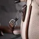 Полукруглая сумка для женщин с интересным магнитом-защелкой из натуральной кожи Vintage 22439 Белая