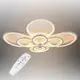 Потолочная LED люстра, светильник светодиодный белый Sunlight  5332/2+2+2+2