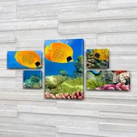 Модульні триптих картини, на ПВХ тканини, 60x110 см, (18x35-2/18х18-2/60x35)