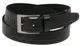 Ремень под джинсы Skipper черный 3,8 см
