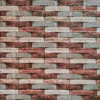 Декоративная 3D панель 700х770х3мм Коричневый кирпич песчаник (340) SW-00000531