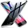 Чехол ESR для iPhone 8 Plus / 7 Plus Mimic Tempered Glass, Black (4894240062739)