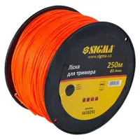 Лісочка для тріммера коло Ø2.4мм 250м котушка SIGMA 5618291
