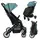 Коляска книжка прогулочная детская легкая для малышей Kidwell COLMER Royal Green / Коляски для детей