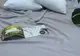 Простынь-покрывало пике 200х235 см. Полоса серая Pike-018e
