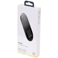 Беспроводное зарядное устройство Baseus Simple 2in1, Black (WXJK-01)