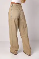 Жіночі джинси Baggy Fit - гірчичний колір, 36р.