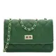 Женская кожаная сумка Borsa Leather K11512z-green