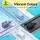 Адаптер сетевой Baseus GaN5 Fast Charger (mini) |1Type-C, 30W/3A, PD/QC| (With C to C 100W 1m cable)