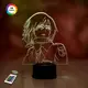 3D ночник "Микаса Акерман" (УВЕЛИЧЕННОЕ ИЗОБРАЖЕНИЕ)+ пульт ДУ + сетевой адаптер + батарейки (3ААА) 3DTOYSLAMР