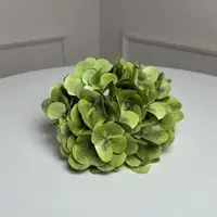 Гортензия искусственная латексная h=70см. d=17 cm 1шт. Цвет: салатовый