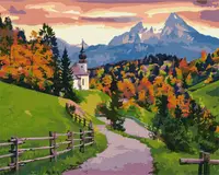 Картина по номерам KHO2874 Осенняя тишина, 40*50см Идейка