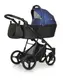 Коляска 3 в 1 Verdi Dynamic 9023-VDE-09L ECO, black/dark blue pearl, чорний/синій перла