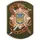 Шеврон на липучке Я живу на своей земле 8х12 см вышитый патч нашивка