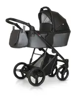 Коляска 3 в 1 Verdi Dynamic 9023-VDE-08L ECO, dark grey/black, графіт/чорний