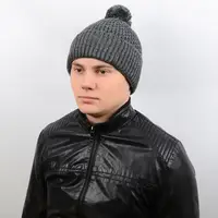 Шапка AL17007 темно-серый